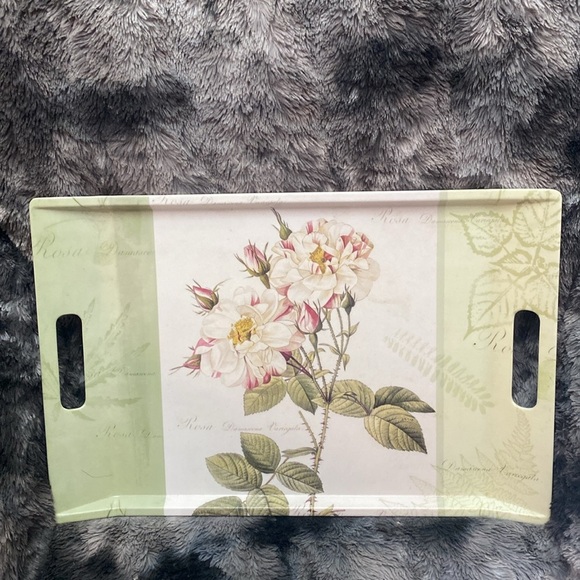 2  Melamine Handled Dinner TV
Lap Trays Roses Flowers Floral - Picture 2 of 16